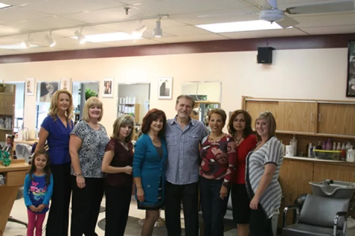 The Salon Monte Carlo team in the salon
