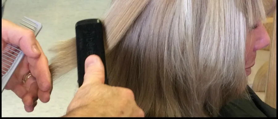 Precision blowout and hair styling