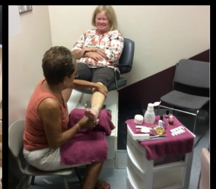 Pedicure service at Salon Monte Carlo